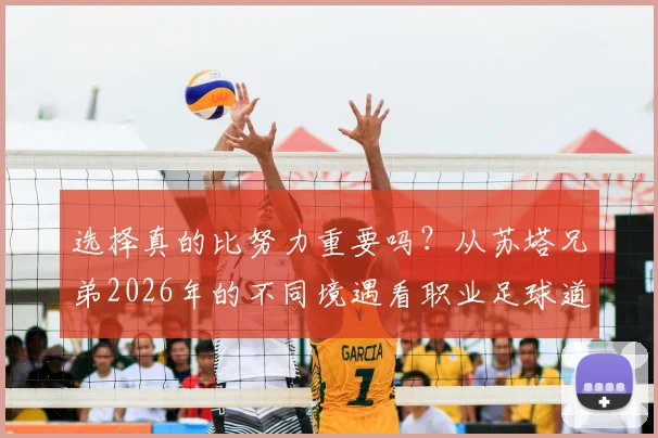 选择真的比努力重要吗?从苏塔兄弟2026年的不同境遇看职业足球道路的关键抉择