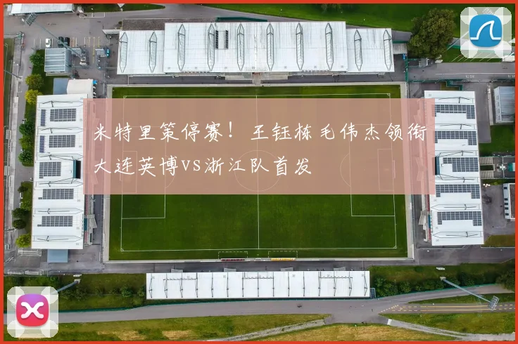 米特里策停赛！王钰栋毛伟杰领衔大连英博vs浙江队首发